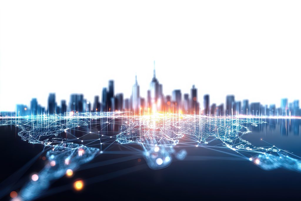 Global network connectivity and urban development